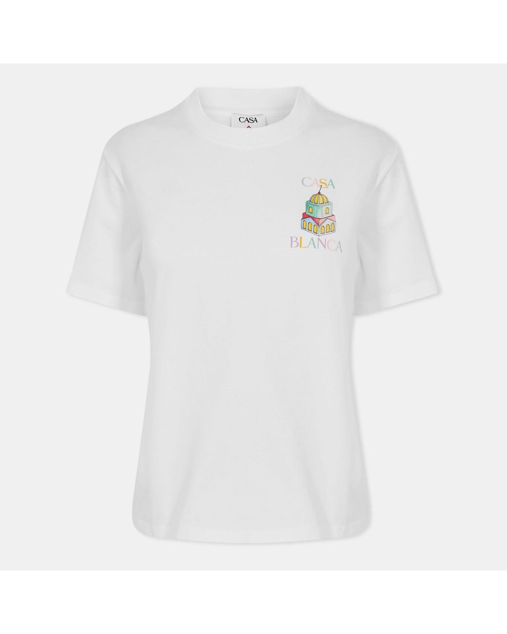 Casablanca White Casa Object Oversized T-Shirt