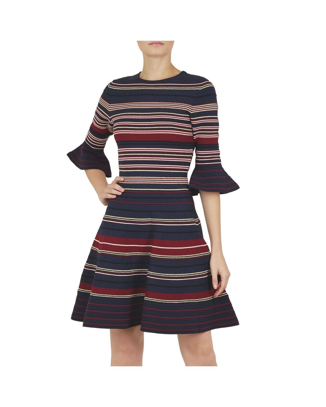 alma ottoman midi dress