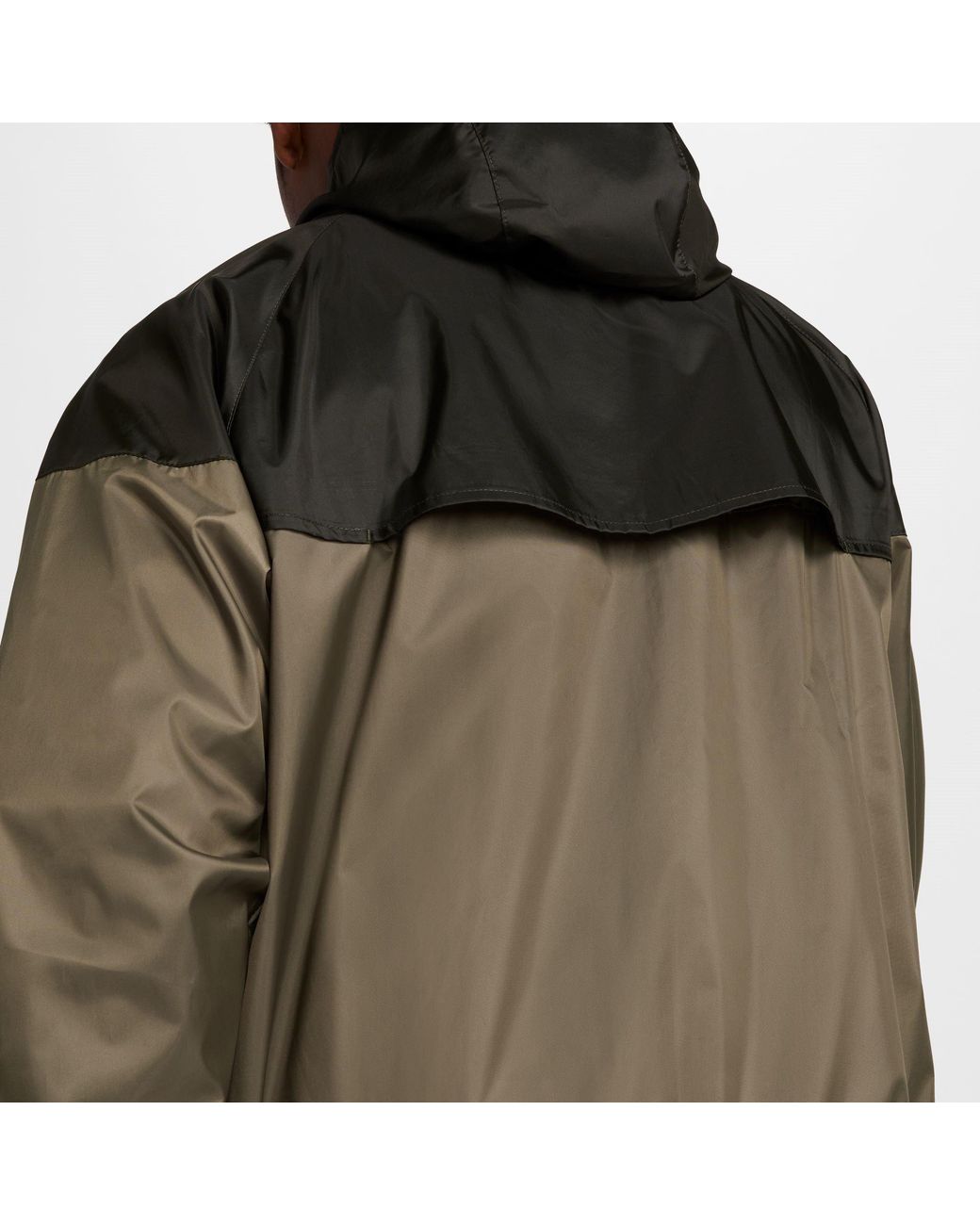Nike Brown Windrunner Hooded Jacket for men