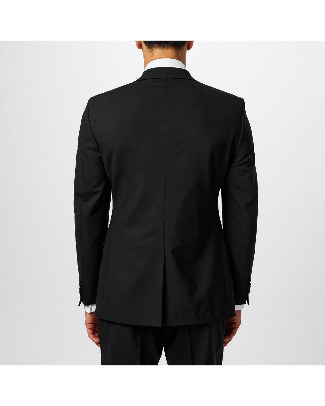 Without Prejudice Black Kilburn Slim Fit Suit Jacket for men
