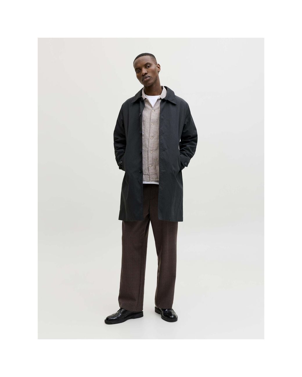 Jack & Jones Gray Jack Jprblamatt Line for men