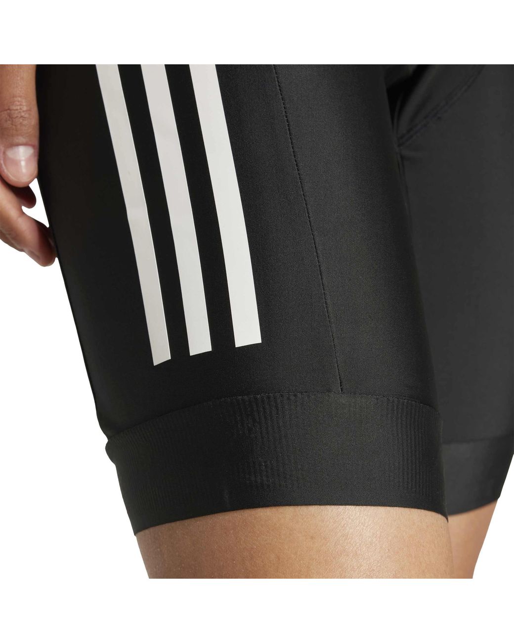 Adidas Black Essentials Padded Compression-Fit Bib Shorts
