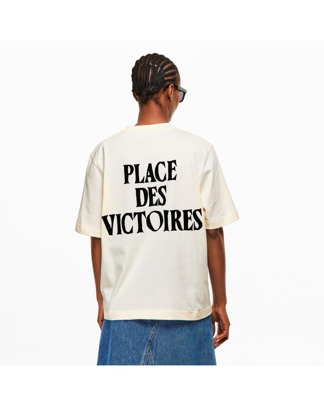AMI Natural Place Des Oversized Fit Oversized T-Shirt
