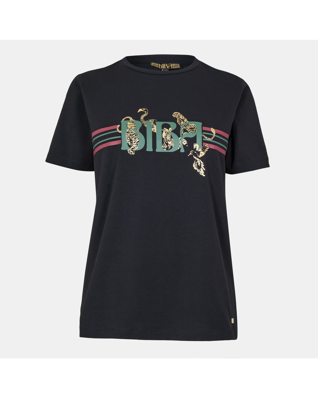 Biba Black Logo T-Shirt