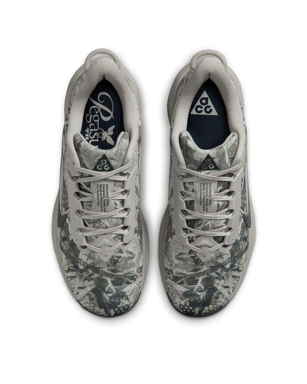Nike Gray Pegaus 42S Running Shoes for men