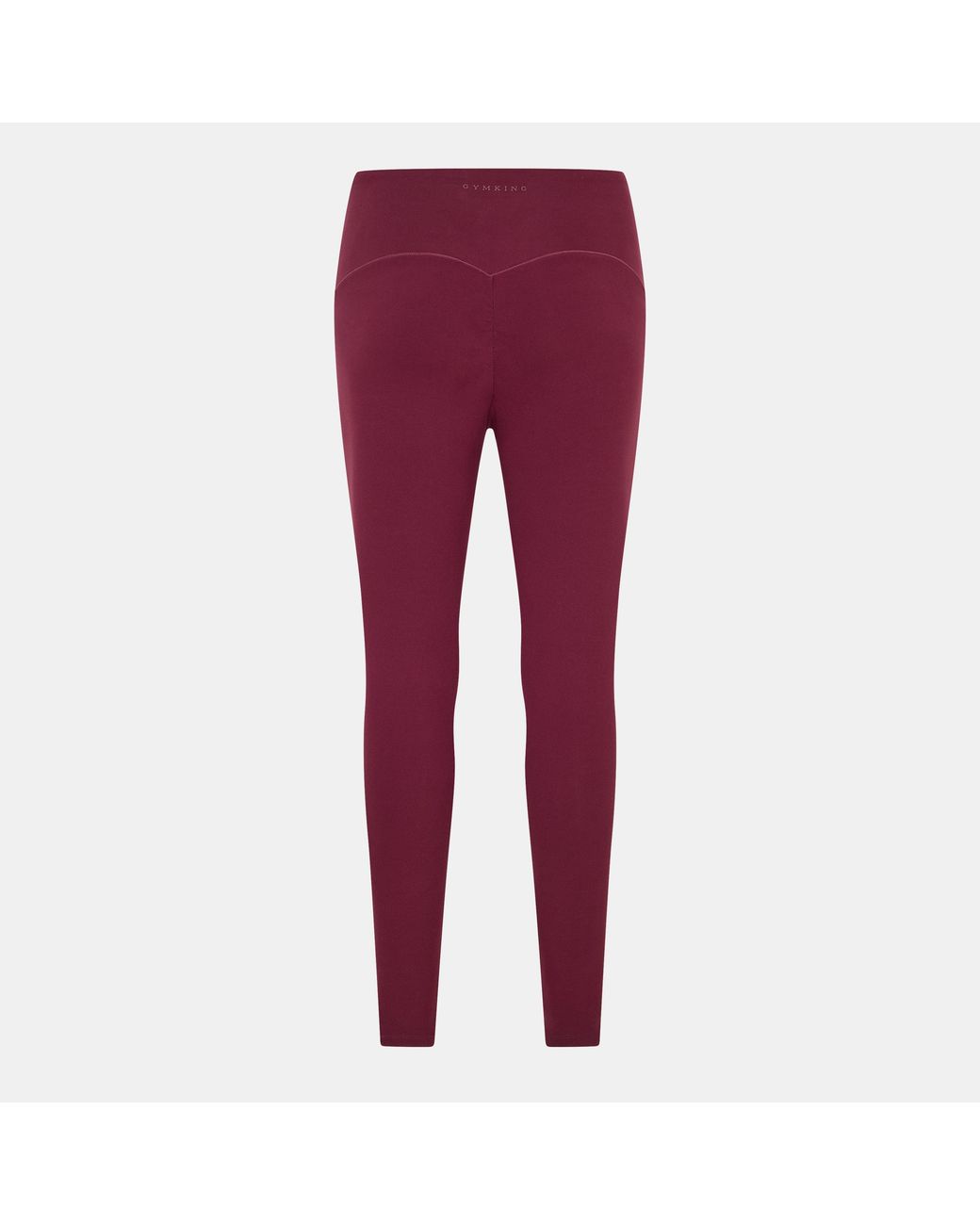 Gym King Red High Waisted Full Length Squat Proof Performance Gym Leggings