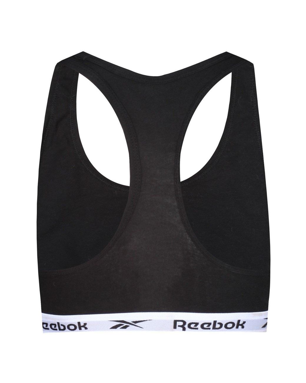 Reebok Frankie Crop Top | Clothing For Casual And Active Wear | Suitable As Racer Back Sports Bras Or Black Crop Top | S Bras
