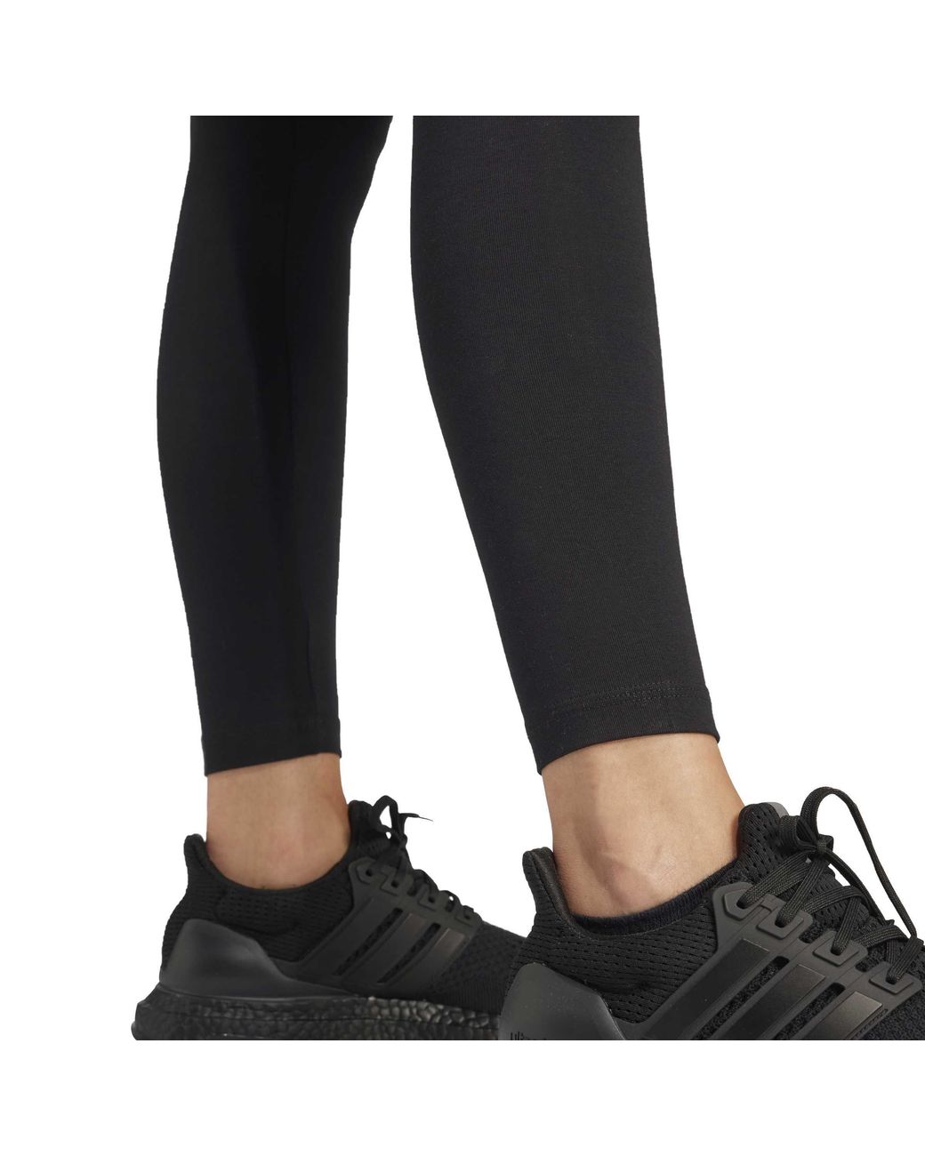 Adidas Black Essentials 3 Stripe Leggings