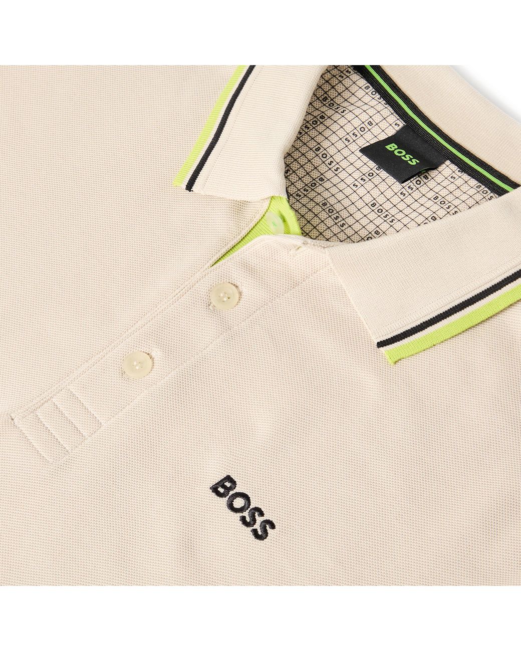 Boss Natural Paddy Short-Sleeve Polo Shirt for men