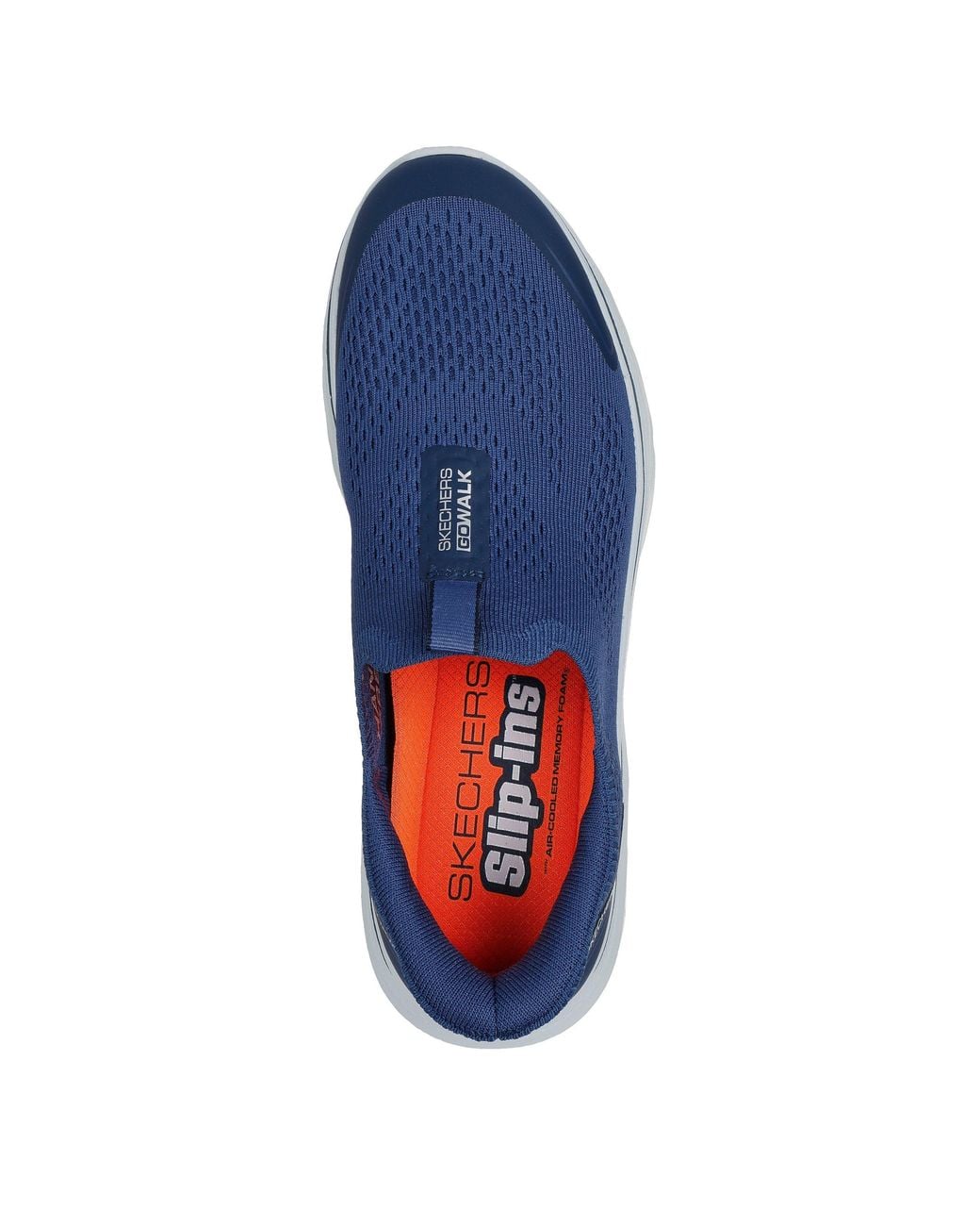 Skechers Blue Go Walk Easy Evolution Slip On Runners for men