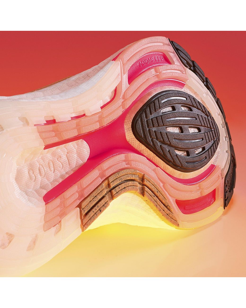 Adidas Pink Ultraboost 22 Running Shoes