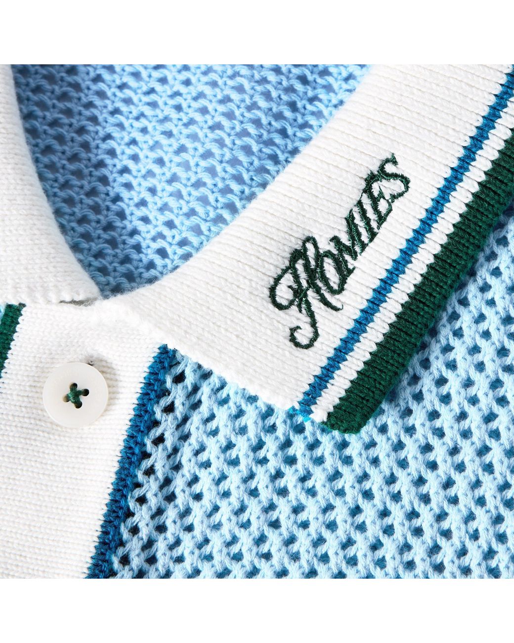 Homies Marbella Blue Homies Polo Knit for men