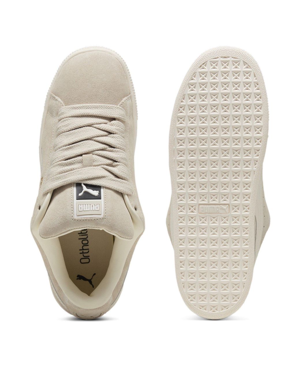PUMA White Suede Xl Sneakers