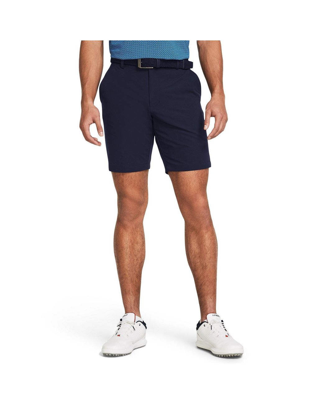 Under Armour Blue Matchplay Tapered Shorts for men
