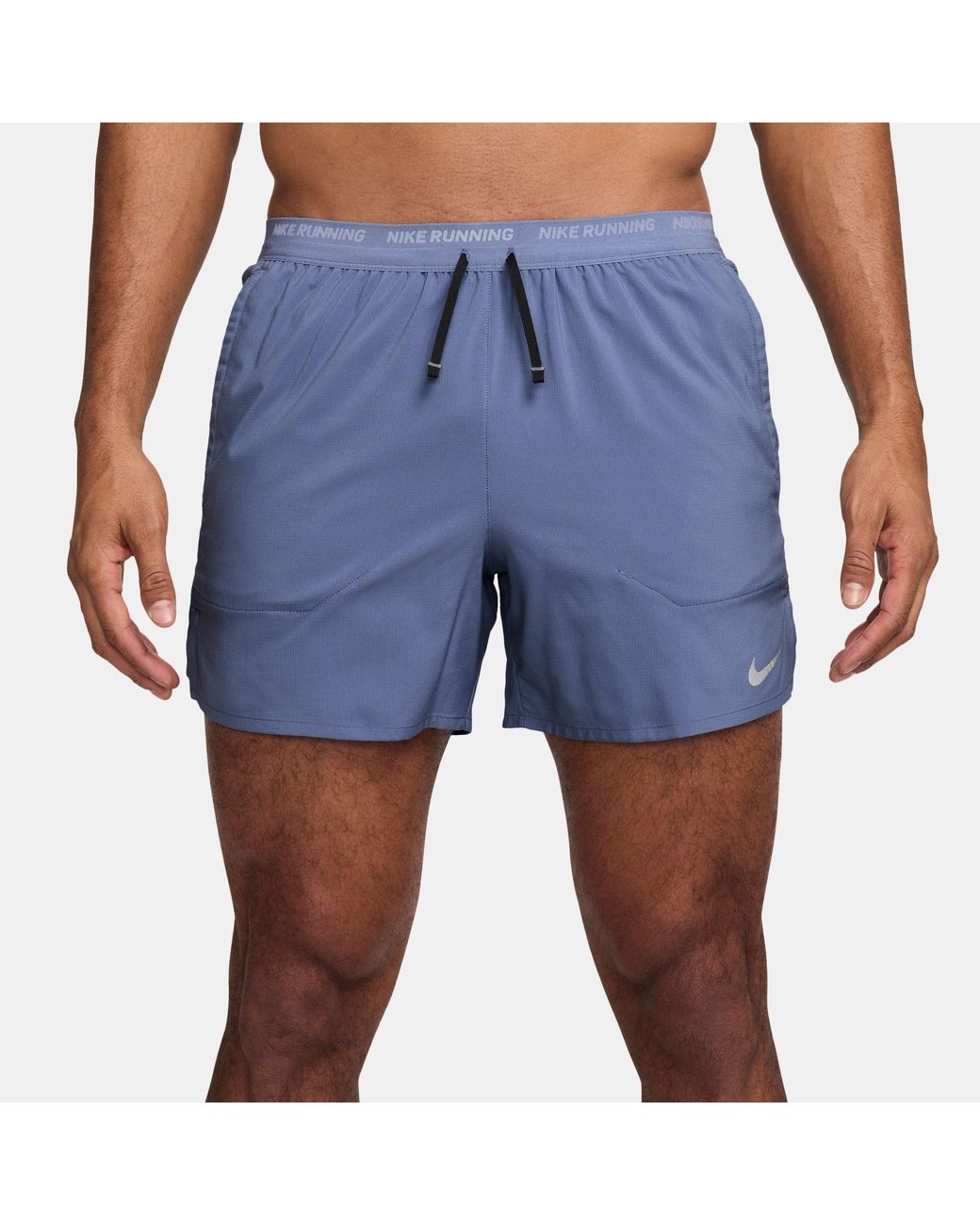 Nike Blue Dri Fit 5 Brief Lined Running Shorts for men