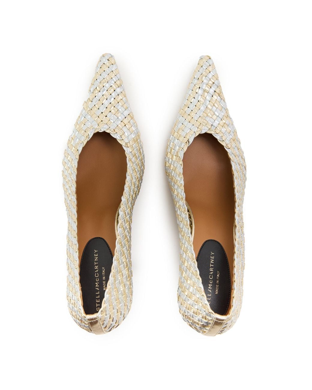 Stella McCartney Metallic Elsa Stiletto Court Shoes
