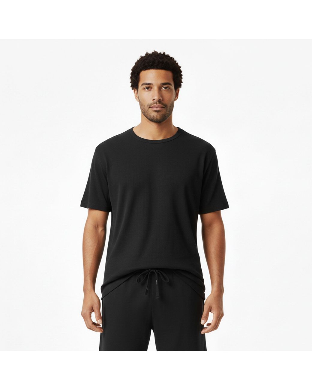 Boss Black Bodywear 2 Pack Short Sleeve T-Shirts With Logo Detail for men