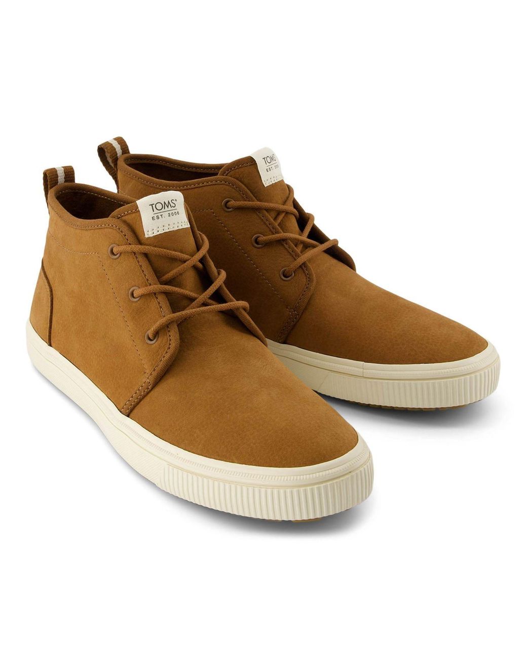 TOMS Brown Carlo Mid Terrain Trainers for men