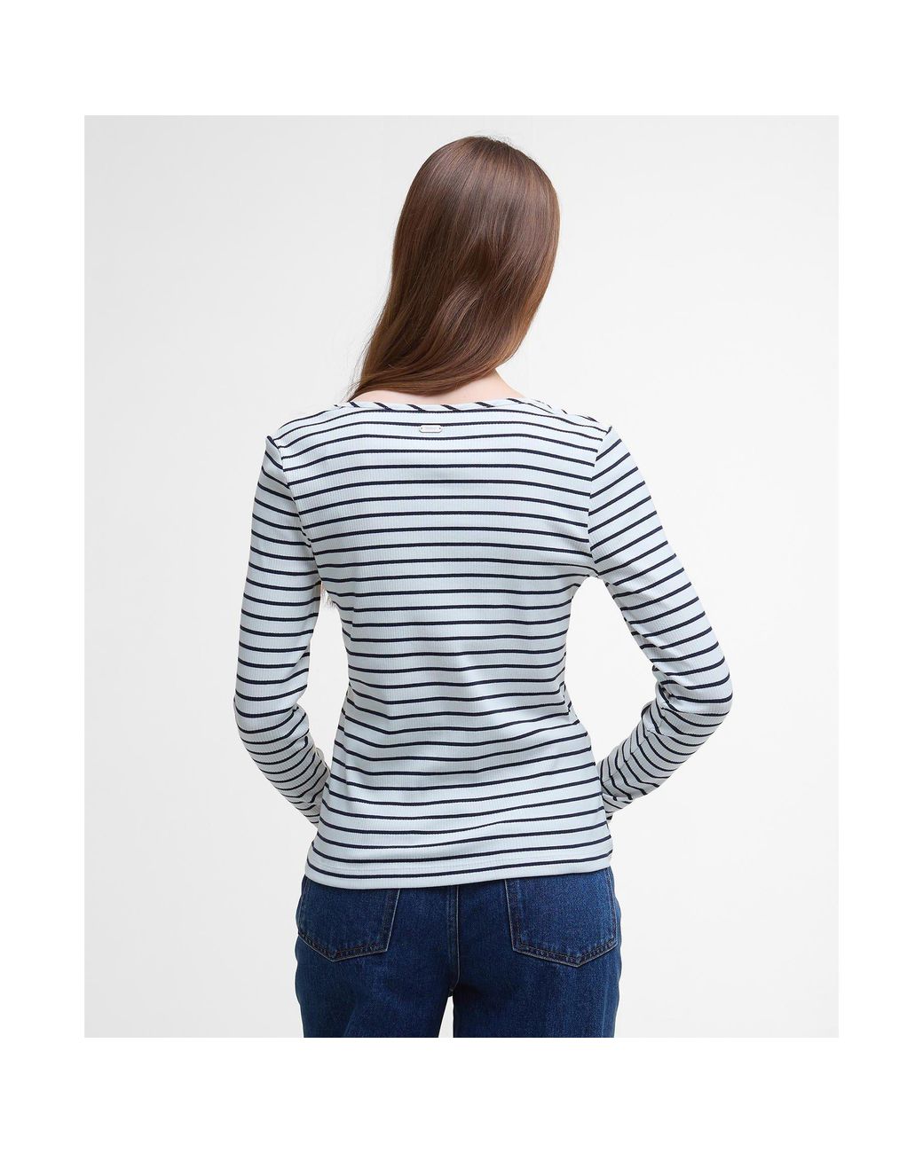 Barbour Gray Blake Long Sleeve T-Shirt