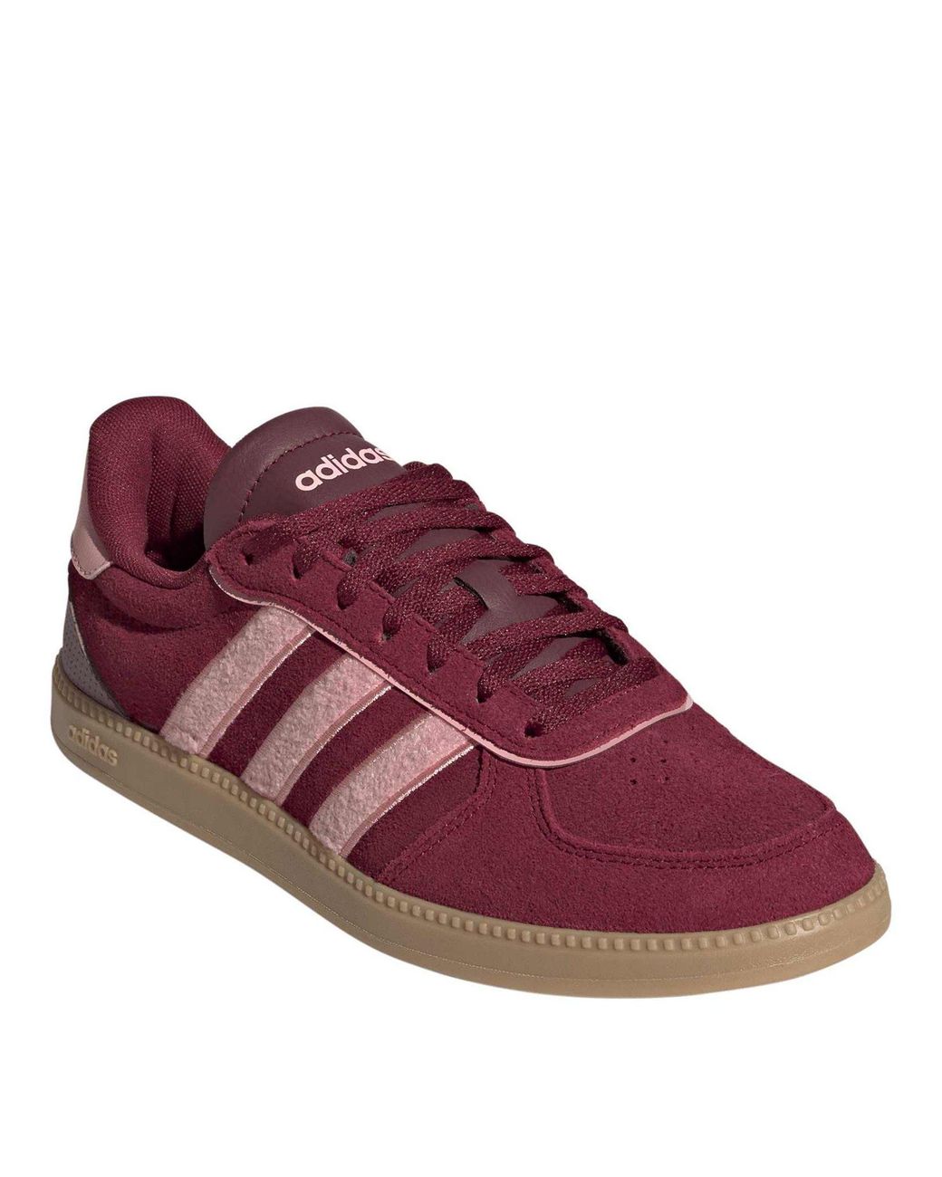 Adidas Red Breaknet Sleek Low-Top Trainers