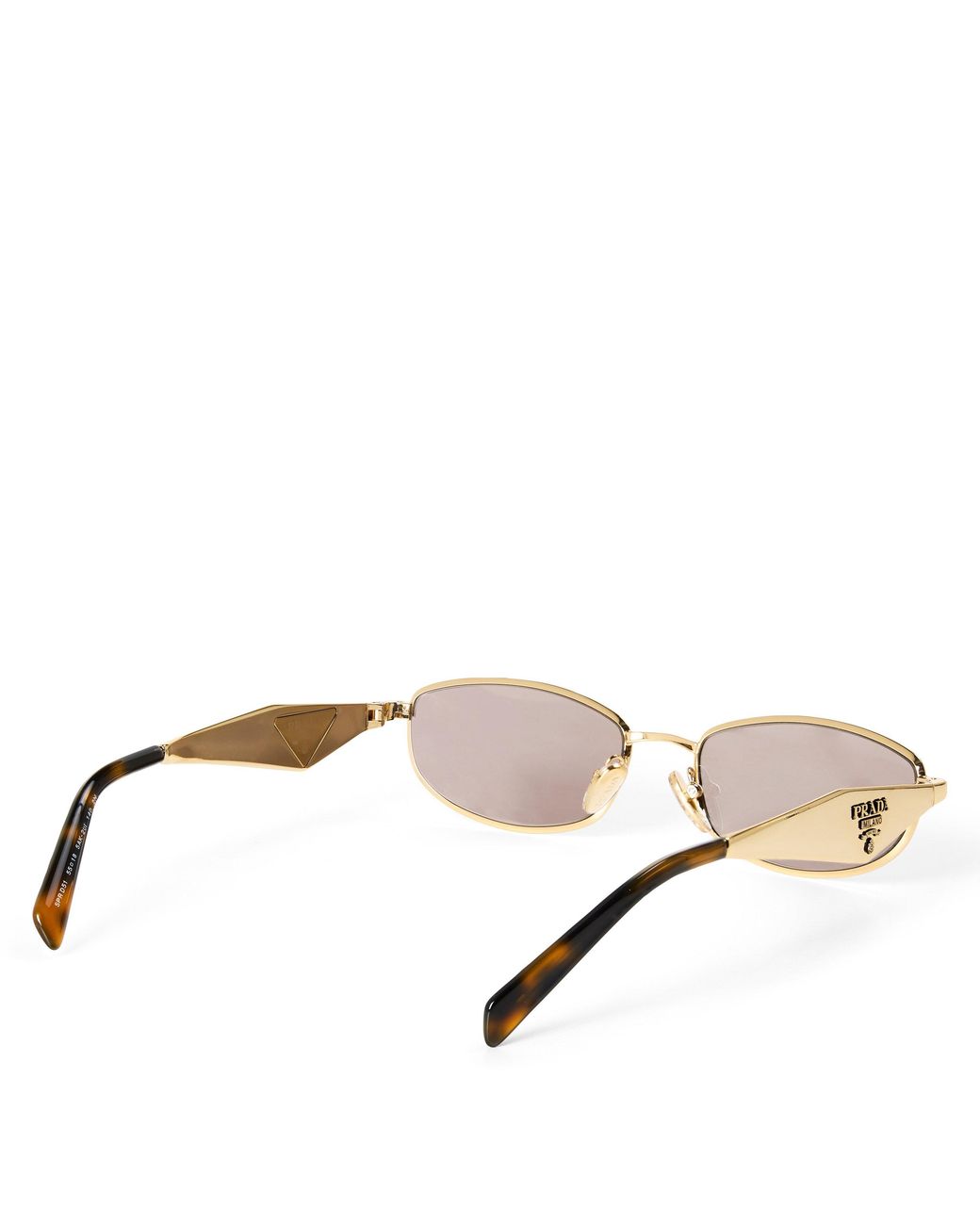 Prada Brown 0Pr D51S Oval Sunglasses