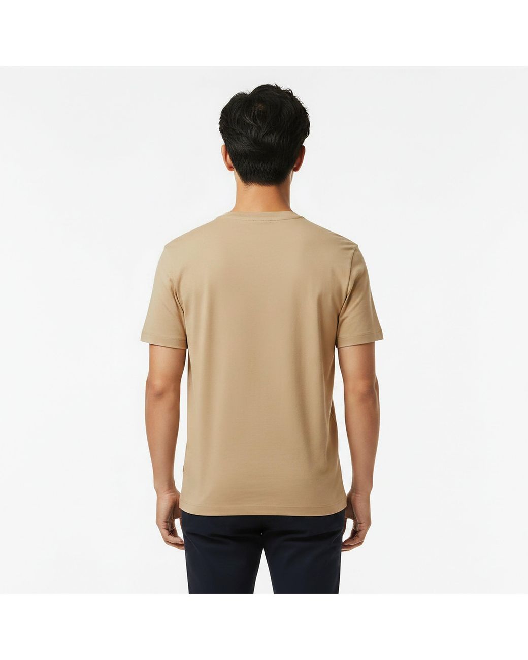Lacoste Natural Regular Fit Small Logo T-Shirt for men