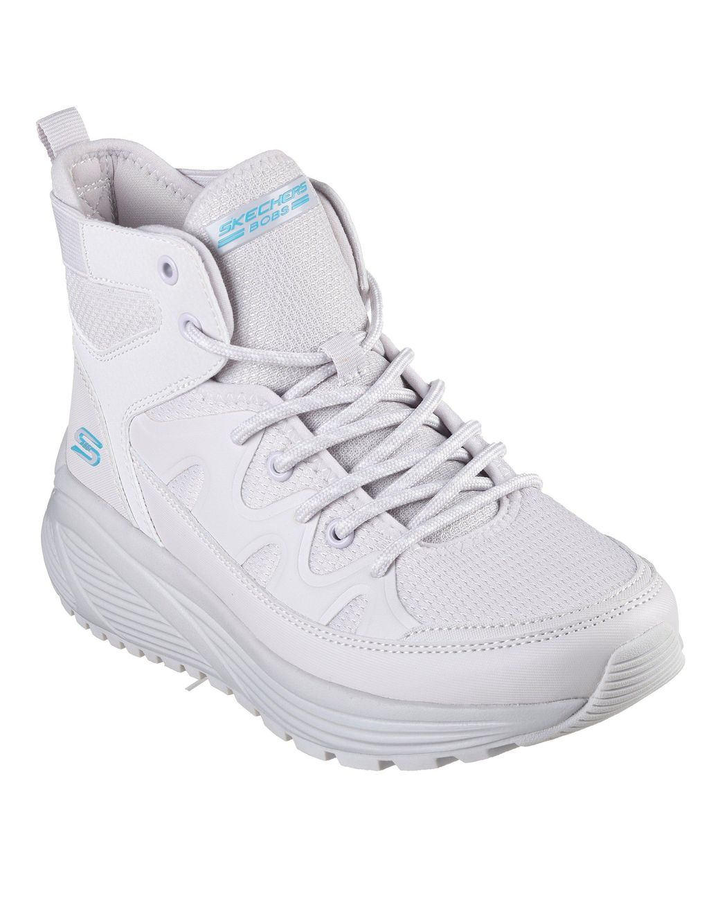 Skechers White High-Top Trainers