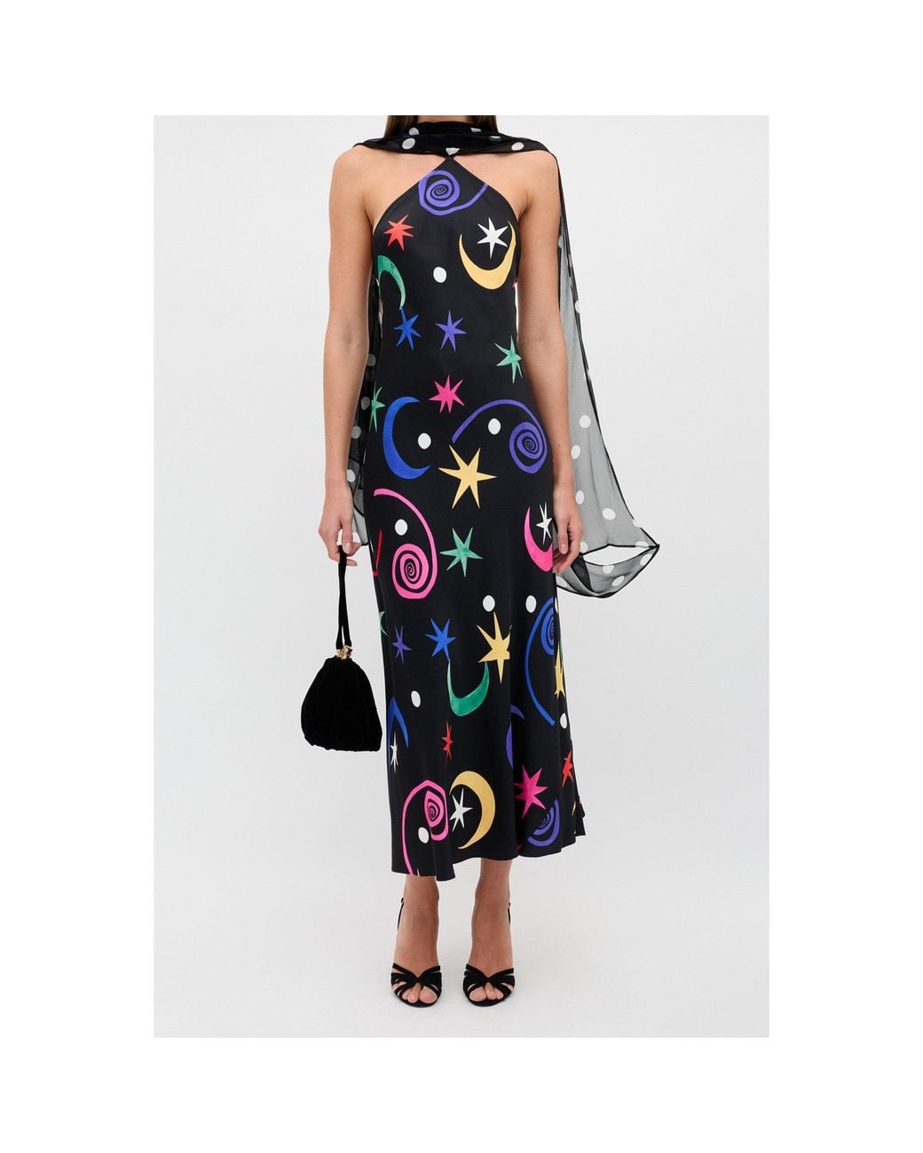 Rixo Blue Hayley Dress Ld71
