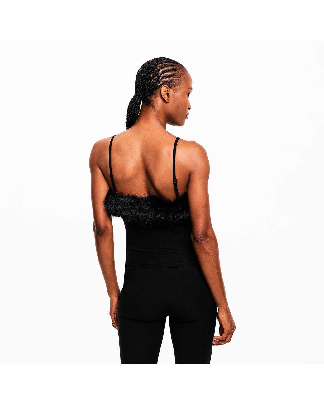 Balenciaga Black Bal Strap Cami Top