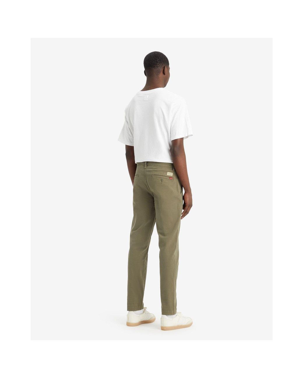 Levi's Green Chino Regular Tapered Trousers for men
