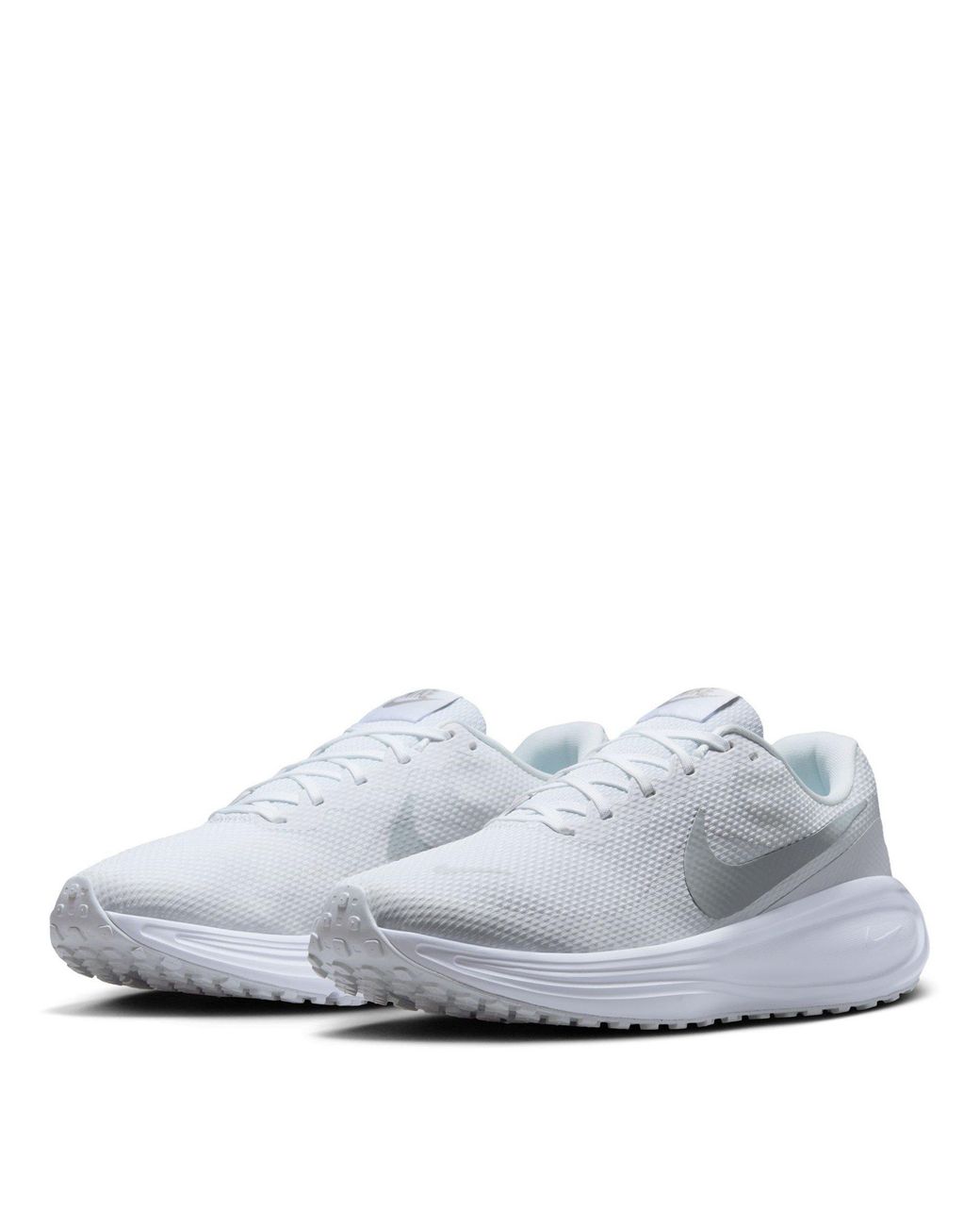 Nike White Revolution 8 Road Running Shoes for men