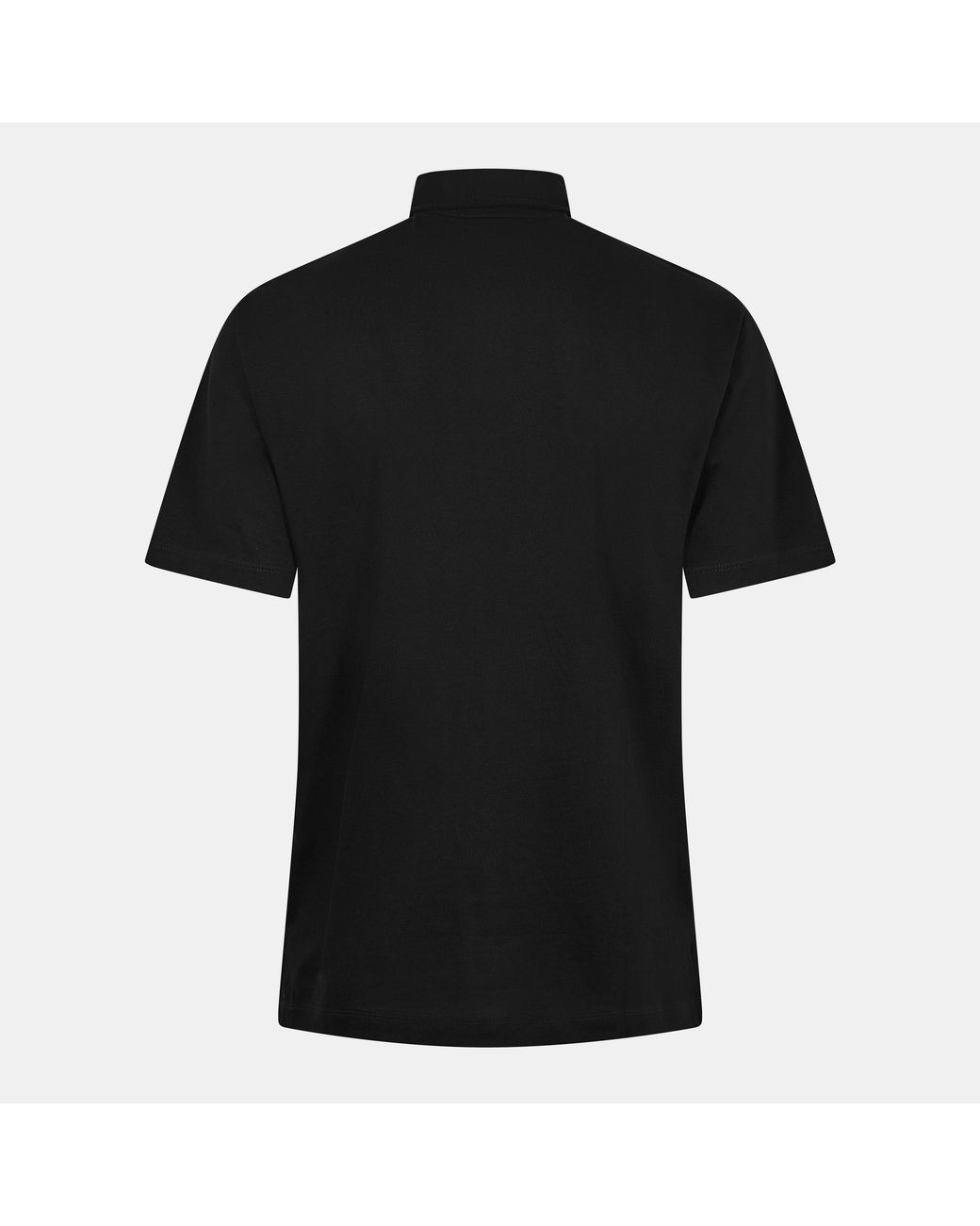 ARMANI EXCHANGE Black Ax Badge Short Sleeve Polo Shirt for men