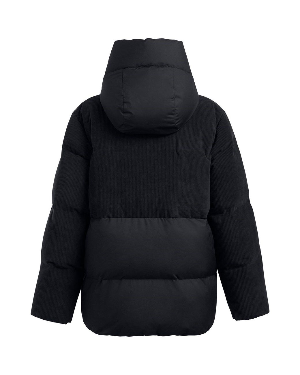 Under Armour Black Limitless Cord Quilted Heavyweight Puffer Jacket