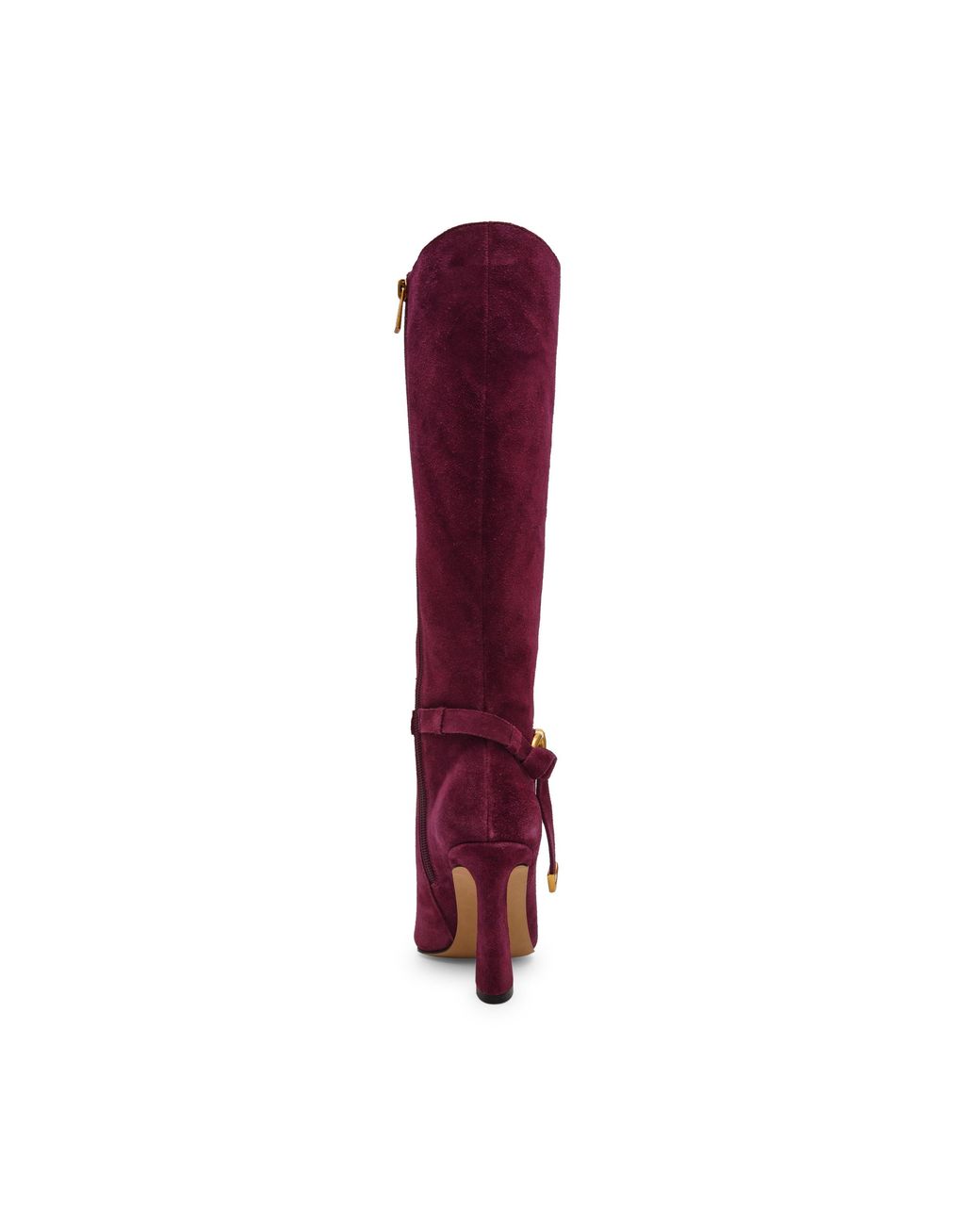 Steve Madden Red Sirrens Suede Knee-High Boots