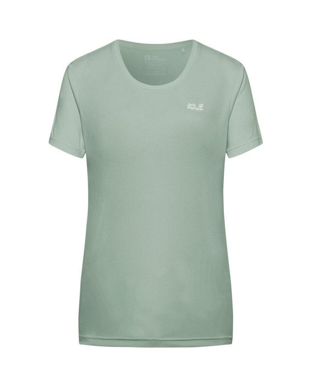 Jack Wolfskin Green Jw Tech Regular Fit T-Shirt