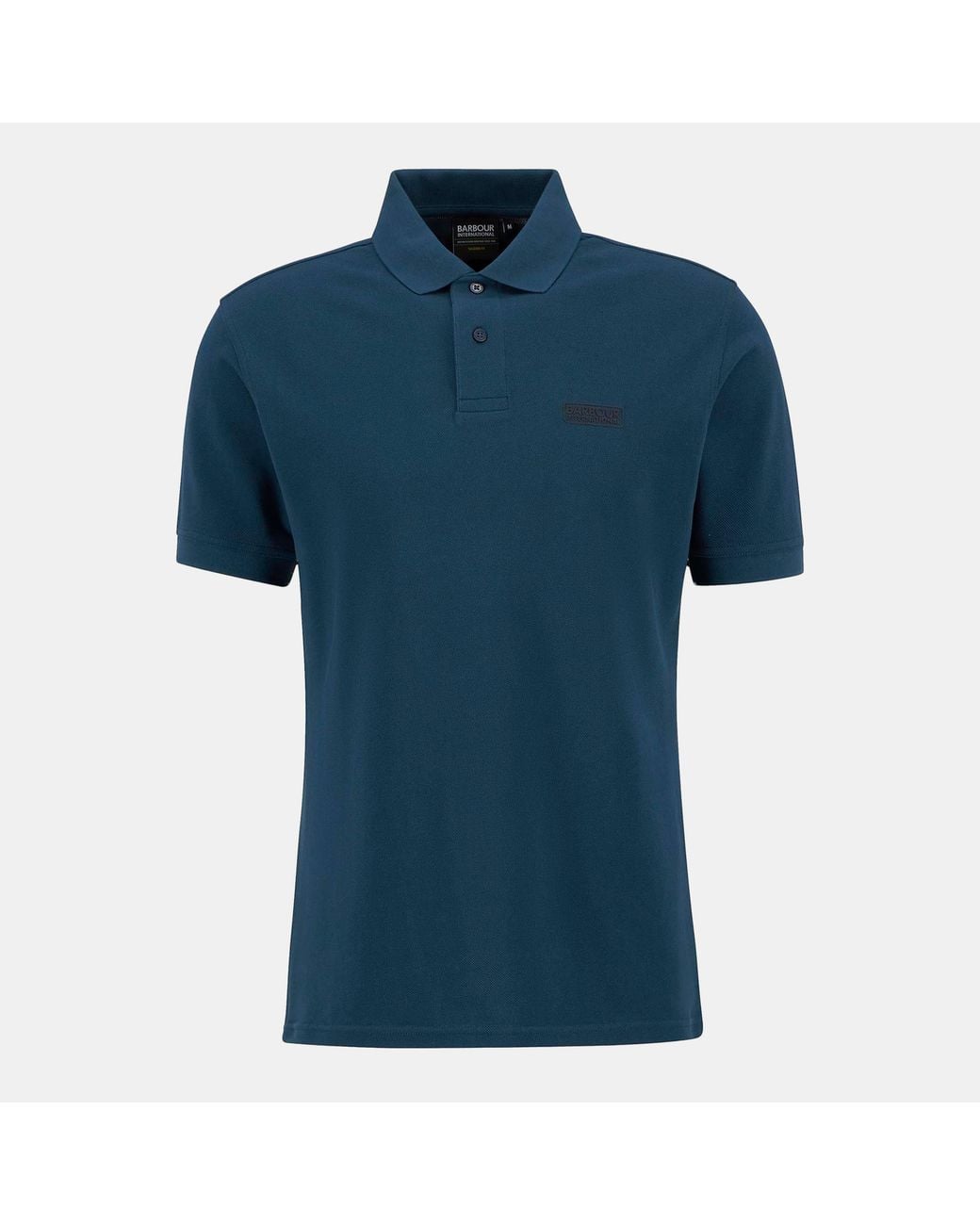Barbour Blue Essential Polo Shirt for men