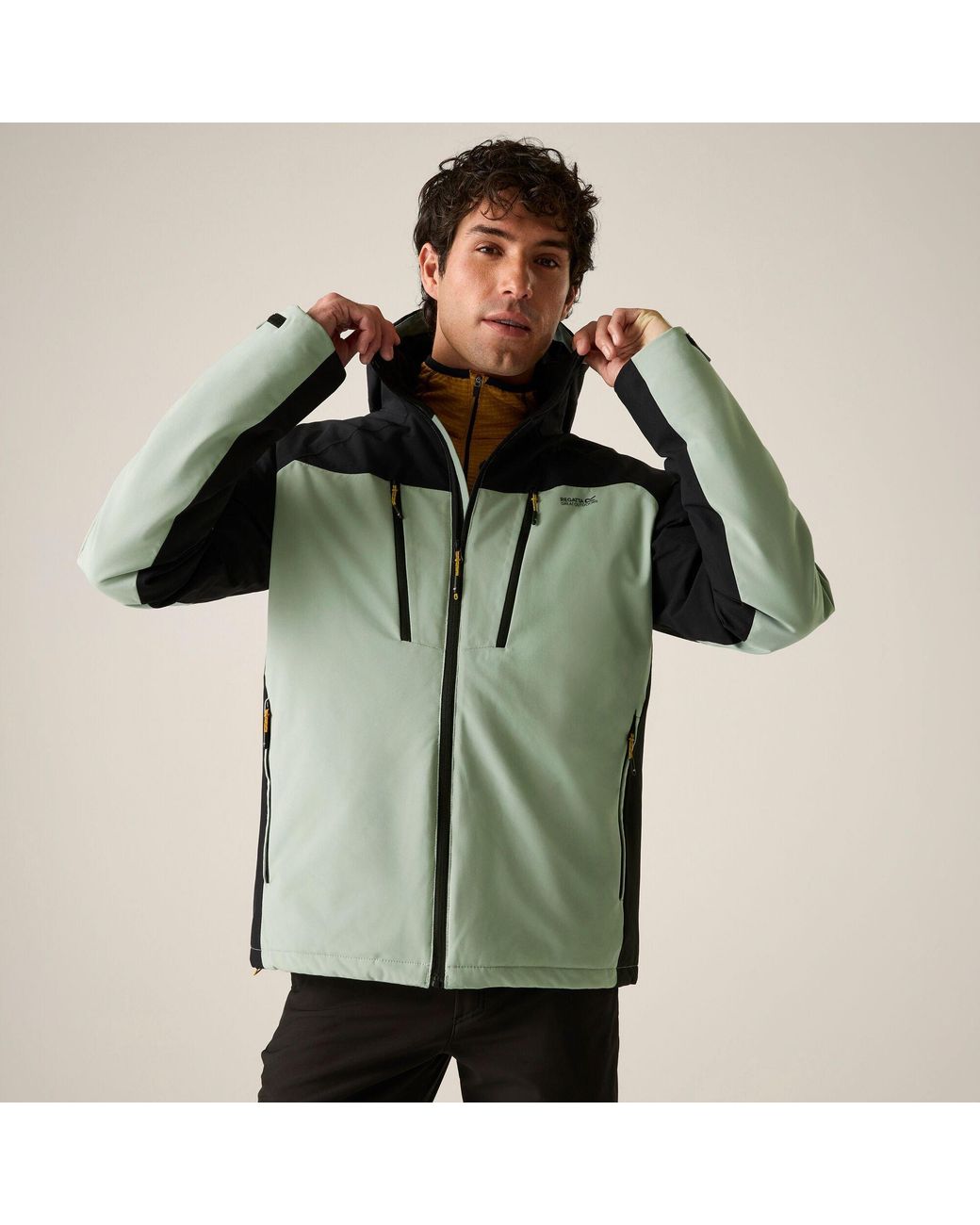 Regatta Green Highton Stretch Padded Waterproof Jacket for men
