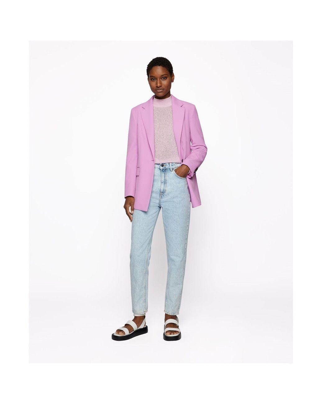 Boss Pink Jocalua9 Tailored Blazer