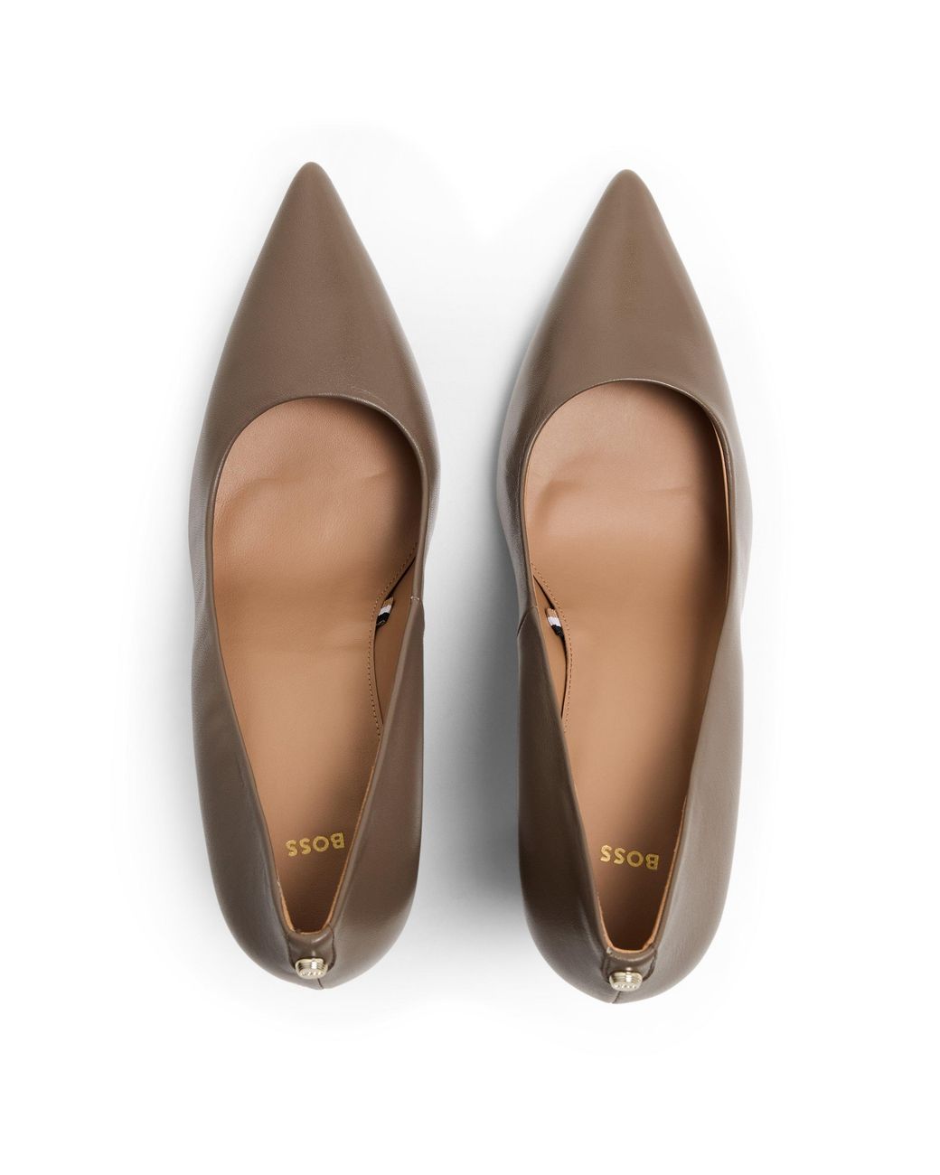 Boss Brown Block Court Shoes