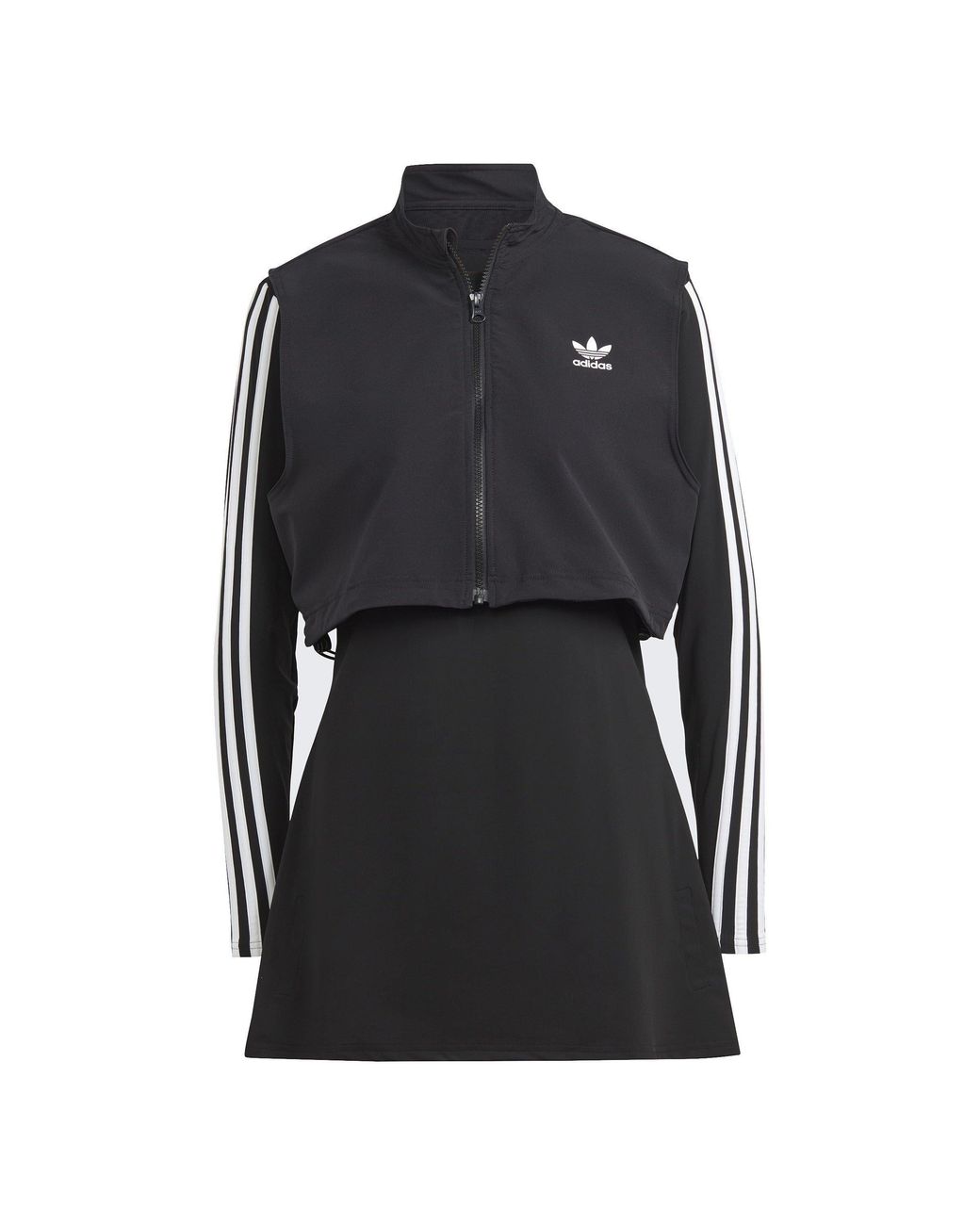 Adidas Originals Black Adidas Adicolor Full-Cover Wear Top