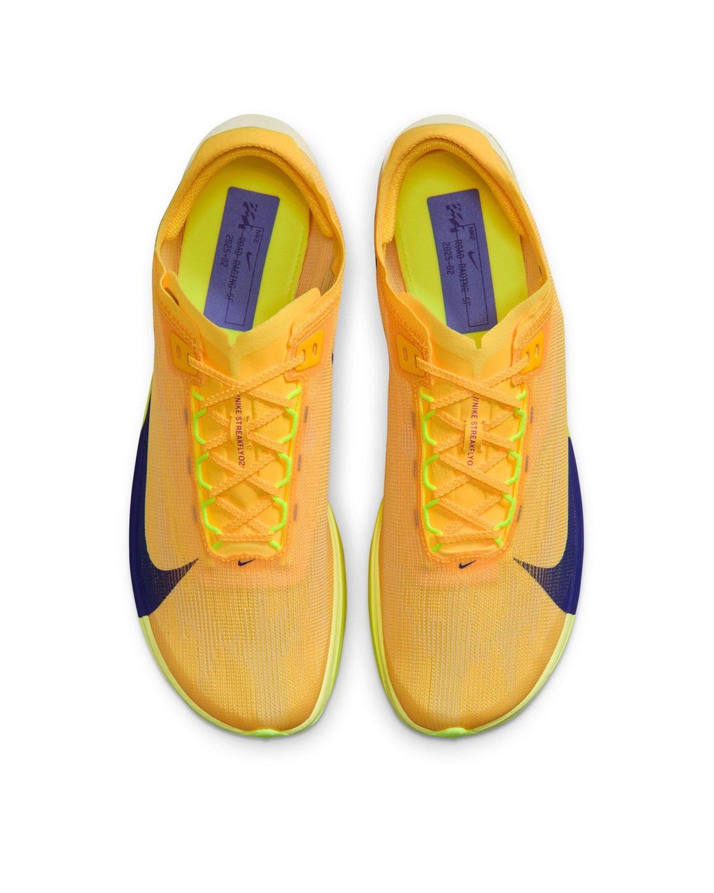 Nike Yellow Streakfly 2 Road Running Shoes for men