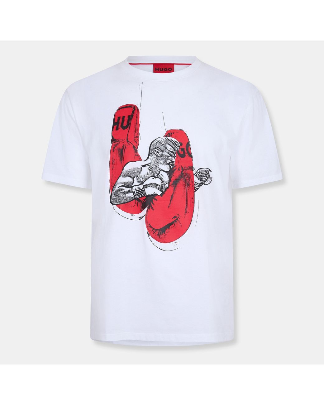HUGO White 'S Cotton T-Shirt for men