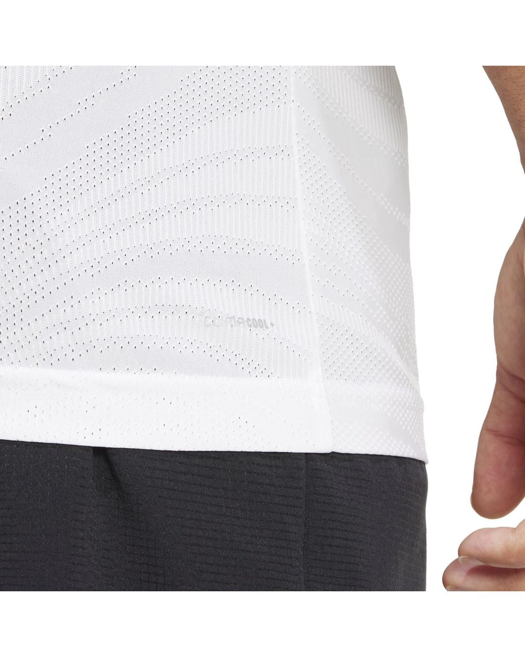 Adidas White All-Over Pro T-Shirt Adults for men
