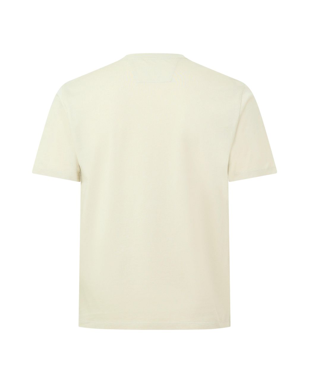 C P Company White Block Logo Regular Fit T-Shirt for men