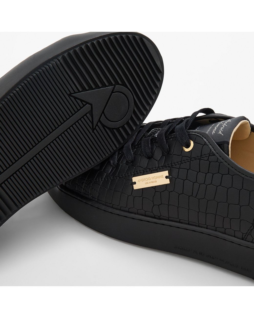 Android Homme Blue Low Trainers for men