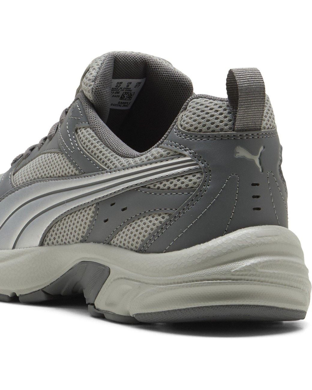 PUMA Gray Milenio Tech Lt Runners for men
