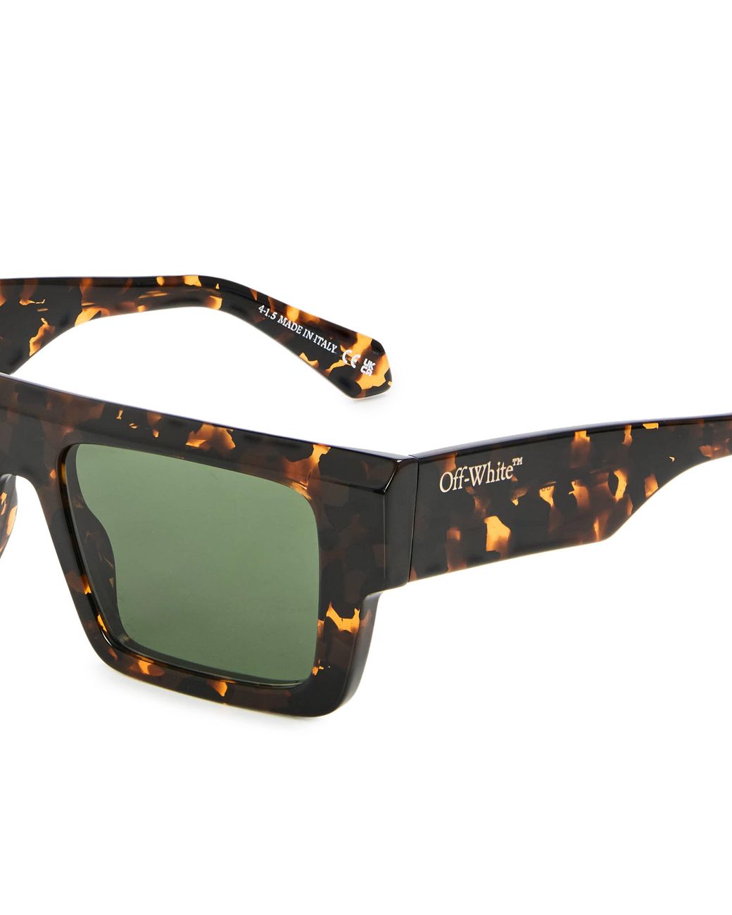 Off-White c/o Virgil Abloh Green Minneapolis Round Sunglasses