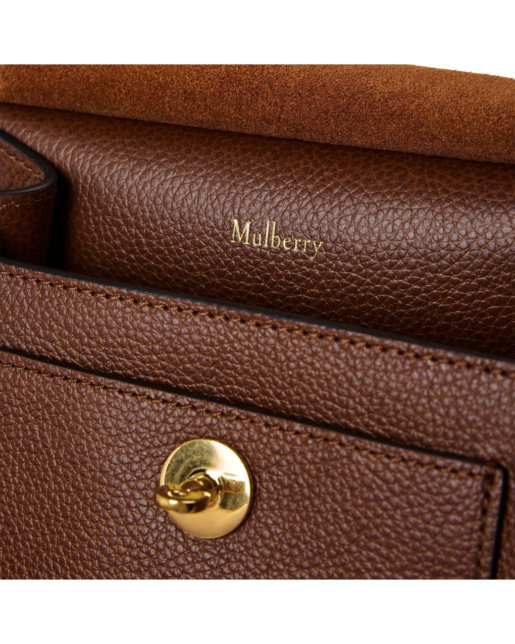 Mulberry Brown Small Antony Leather Messenger Bag for men