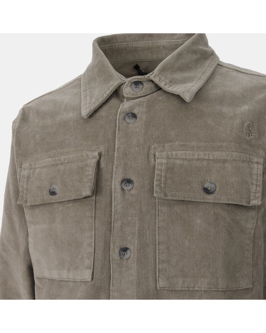 Jack Wills Brown Jw Cord Shirt Sn54 for men