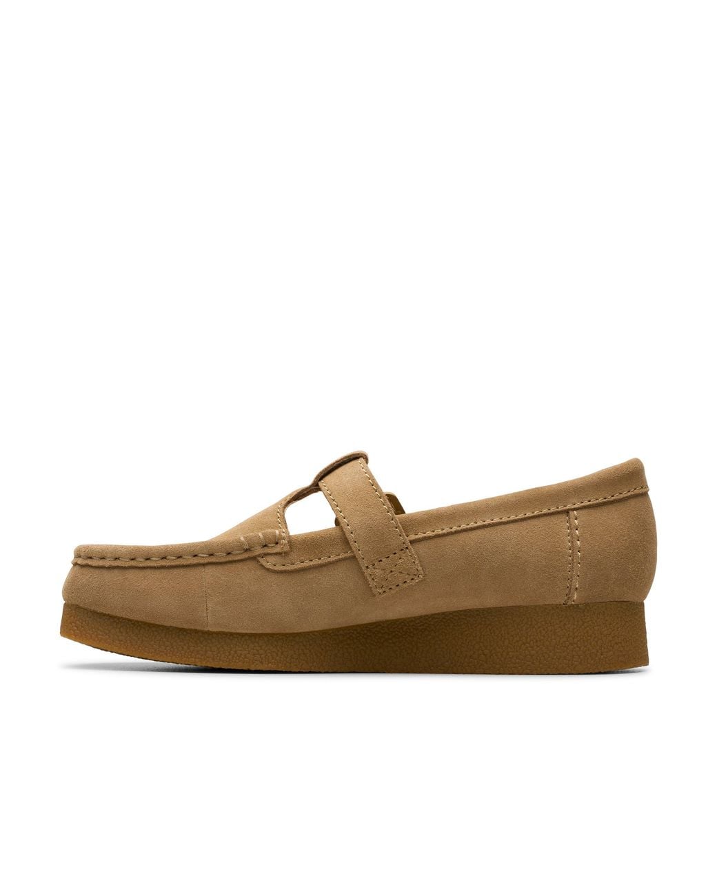 Clarks Brown Wallabee Evo Bar Suede Moc-Toe Shoes